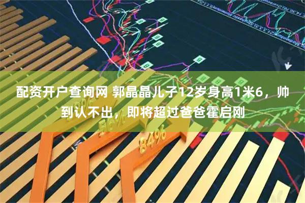 配资开户查询网 郭晶晶儿子12岁身高1米6，帅到认不出，即将超过爸爸霍启刚